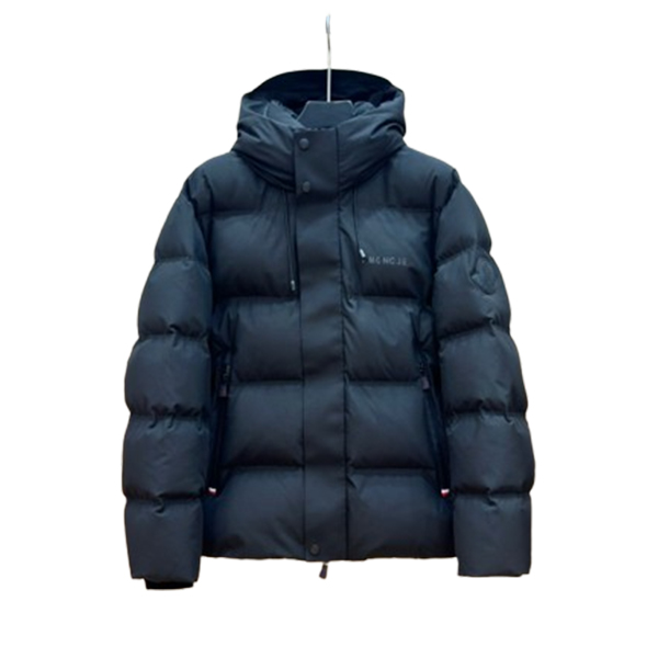 MONCLER Puff Black Hooded Coat - MC142