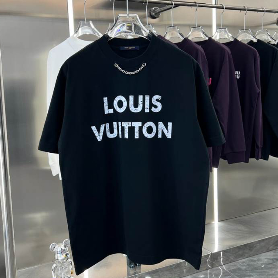 Louis Vuitton Grey Short Sleeve Shirt - LVTS078