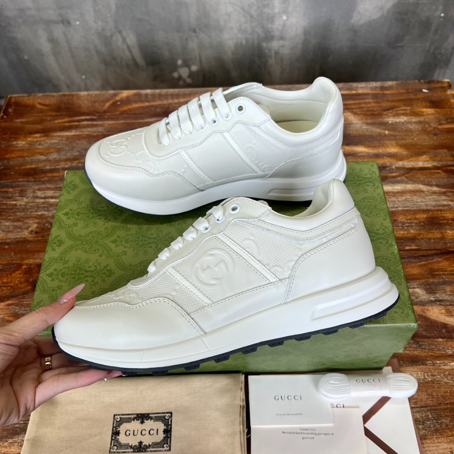 Gucci White Mid Sneaker - GCC165