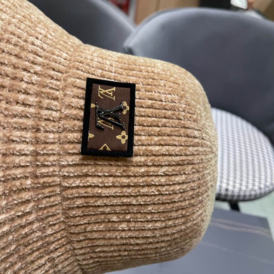 Louis Vuitton Bucket Corduroy Dome Light Brown Hats - LVC006