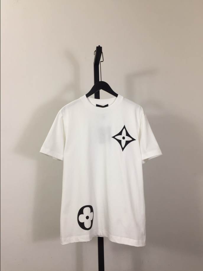 Louis Vuitton Flower Logo Shirt White - LVTS082