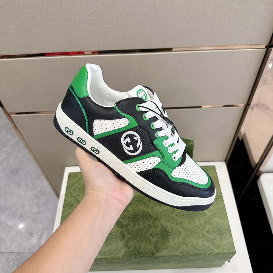 Gucci Con Nastro Web Green Sneaker - GCC178