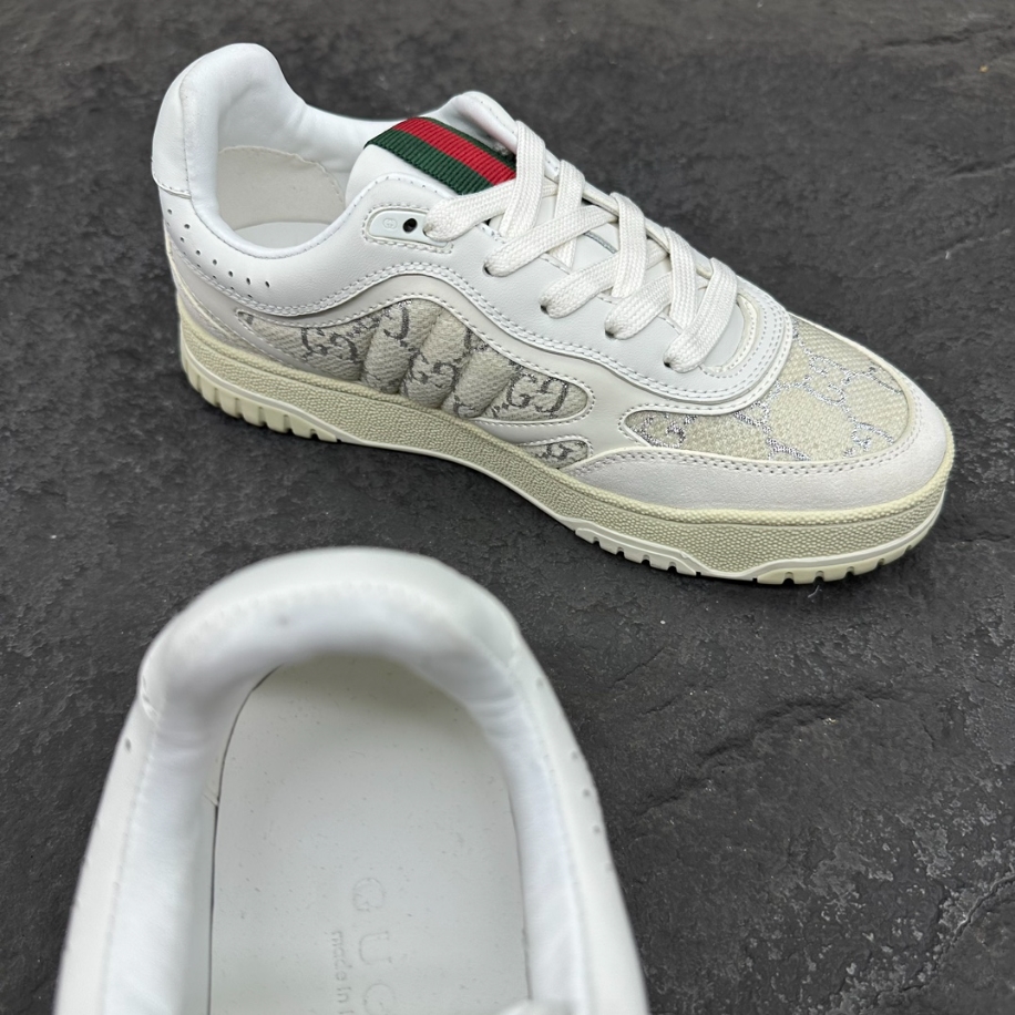 Gucci Re-Web Sneaker 'GG Canvas - Beige White' - GCC158