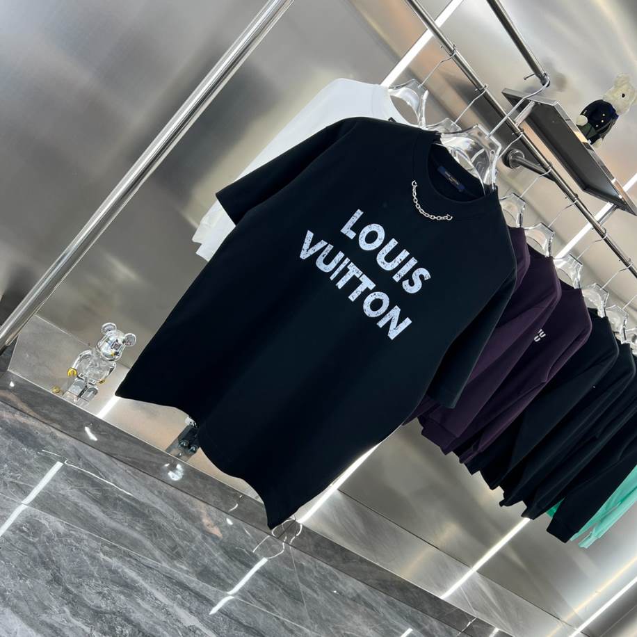 Louis Vuitton Grey Short Sleeve Shirt - LVTS078