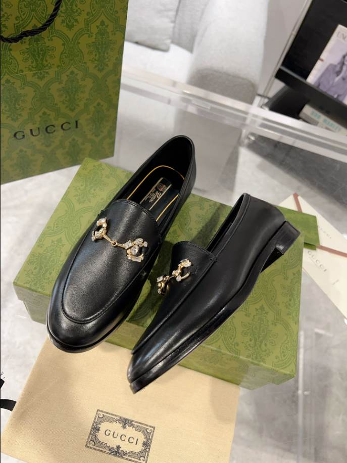 Gucci Jordaan Black Loafer - GL066