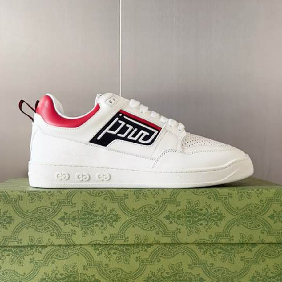 Gucci Basket White And Red Sneakers - GCC219