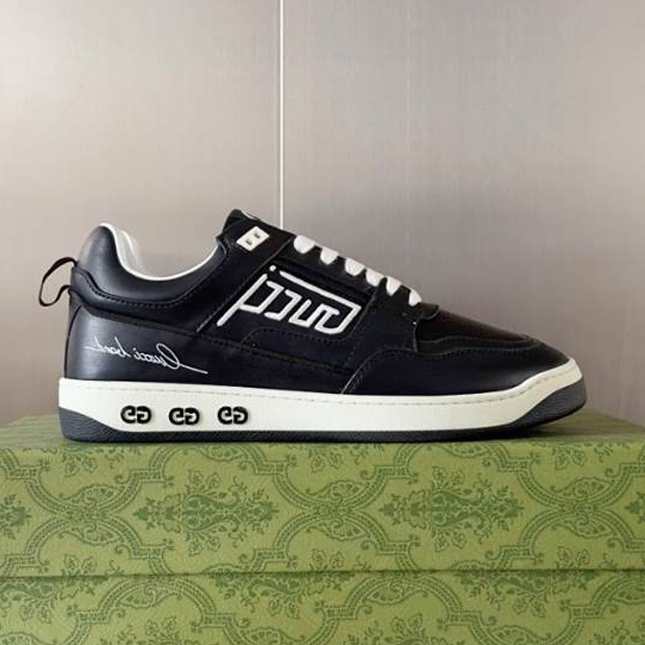 Gucci Basket Black White Sneakers - GCC220