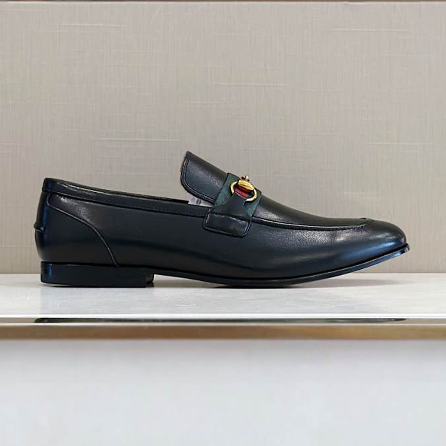 Gucci Slipper Flacher Black Loafer - GL082