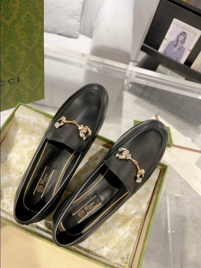 Gucci Jordaan Black Loafer - GL066