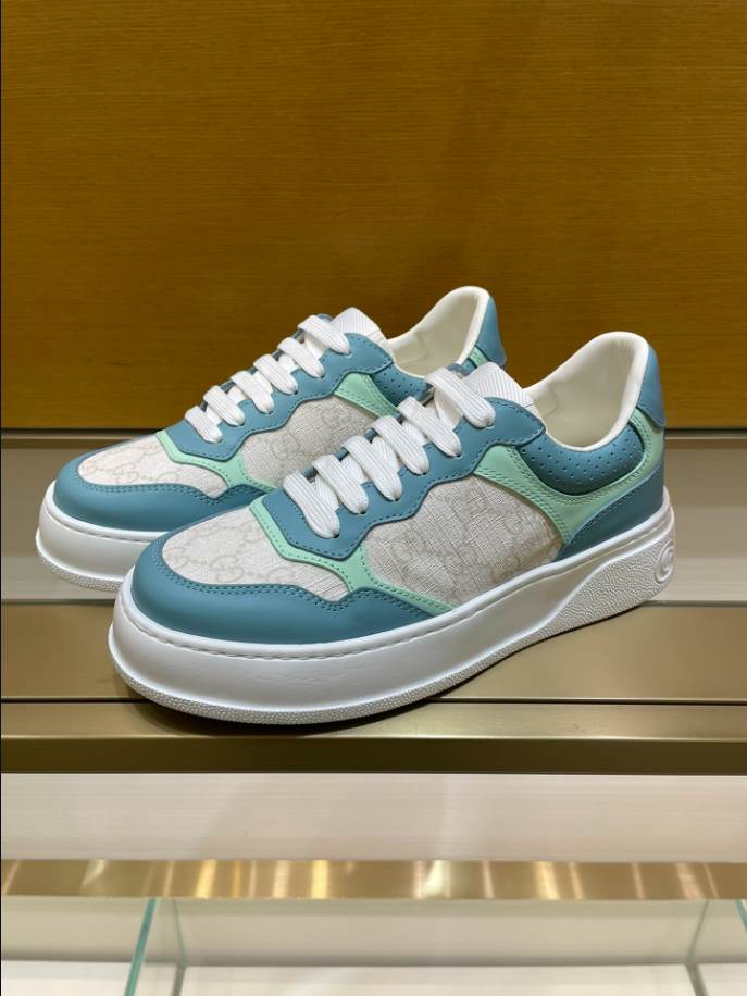 Gucci Supreme Blue White Sneakers - GCC209