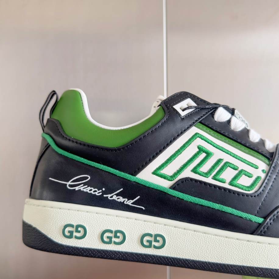Gucci Screener Green Black White Sneakers - GCC218