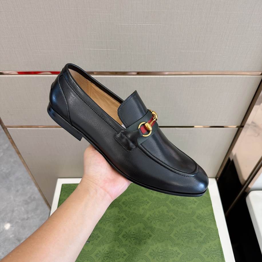 Gucci Slipper Flacher Black Loafer - GL082