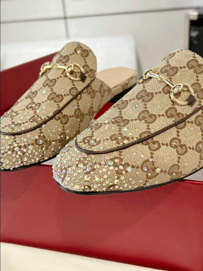 Gucci Princetown Slipper Beige Loafer - GL059