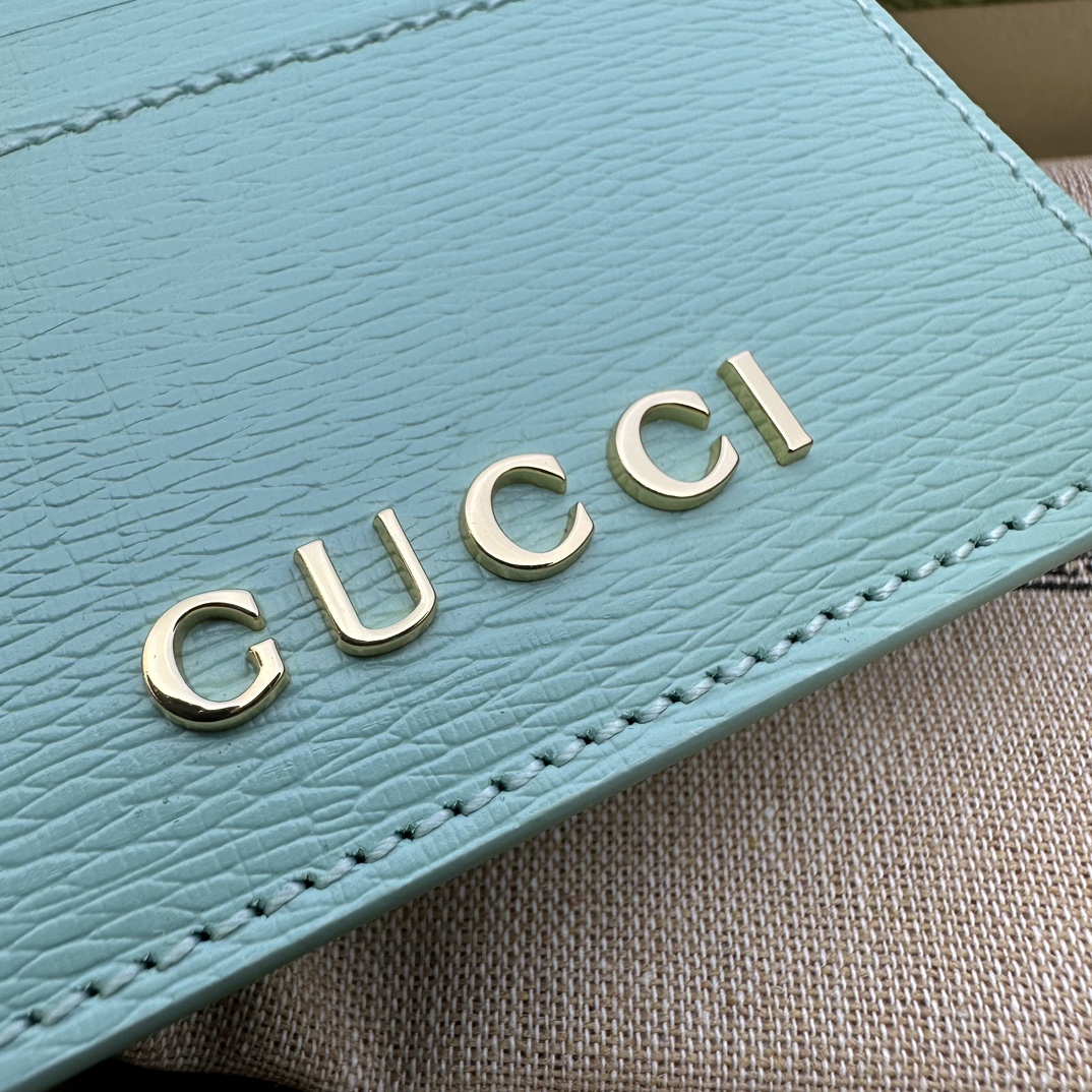 GREEN CALFSKIN LEATHER CARD CASE WITH SCRIPT- WLG040 GREEN CALFSKIN LEATHER CARD CASE WITH SCRIPT- WLG040