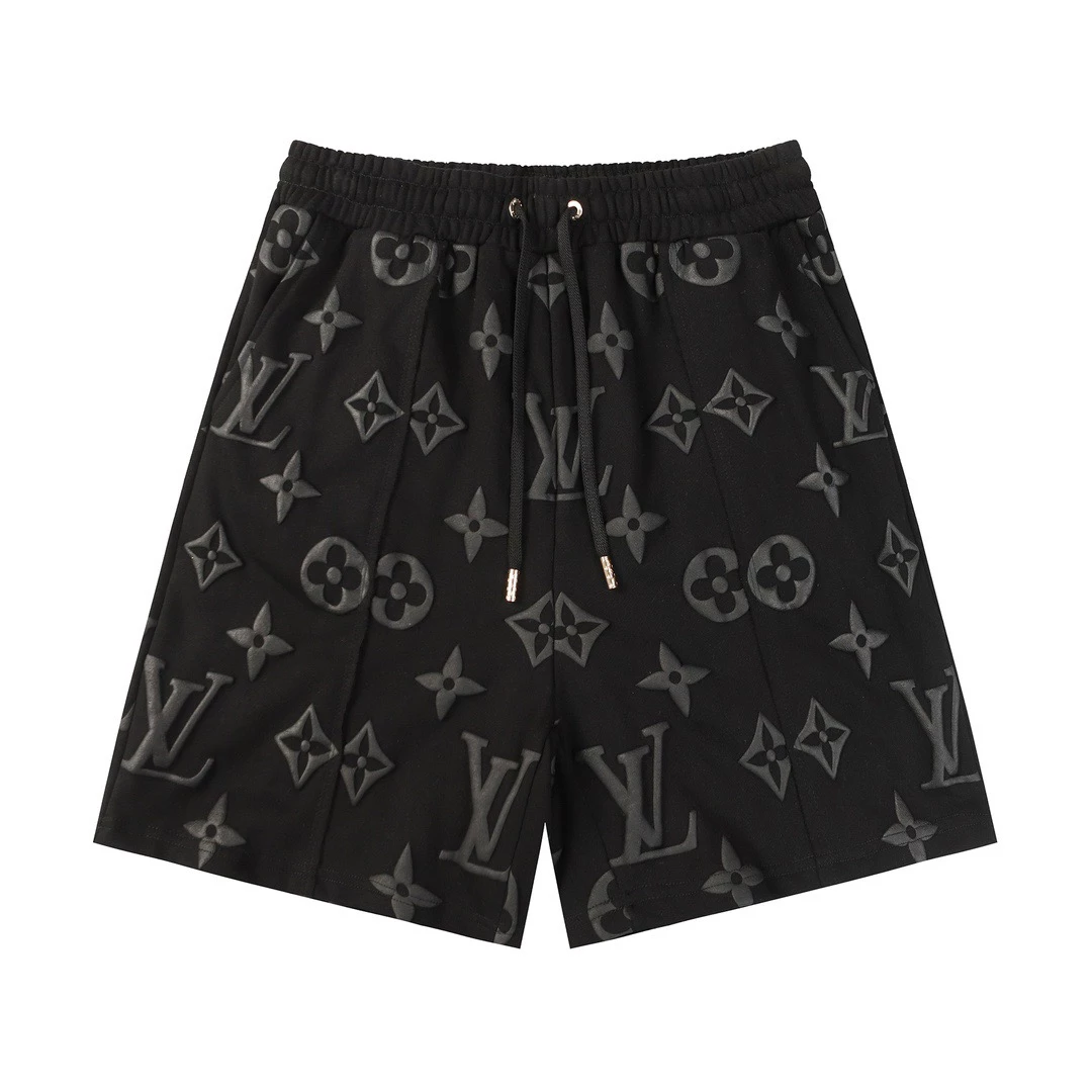 LOUIS VUITTON 'BLACKED' SHORTS- LVC058 LOUIS VUITTON 'BLACKED' SHORTS