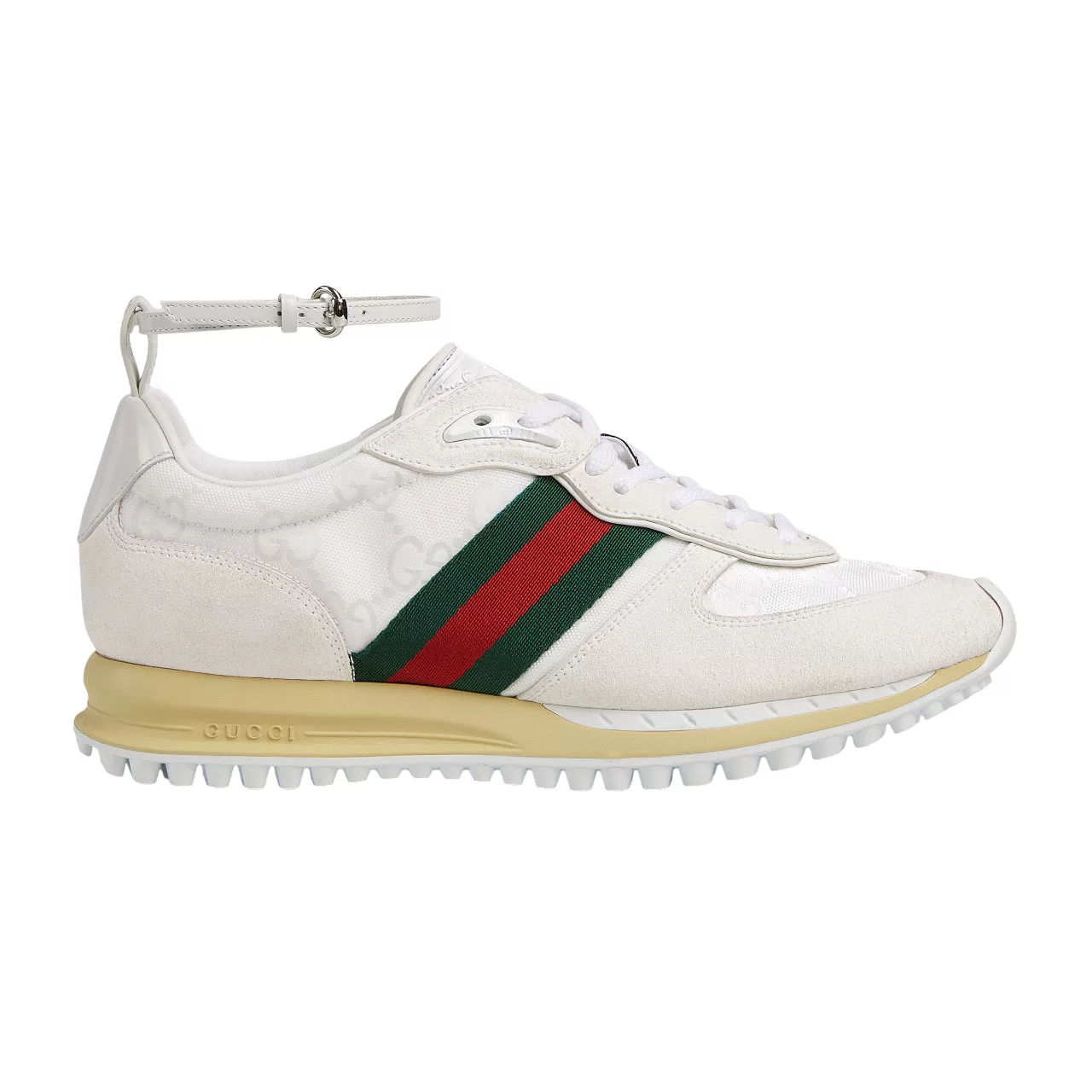 Gucci Re-Web Trainer White Sneakers - GCC208
