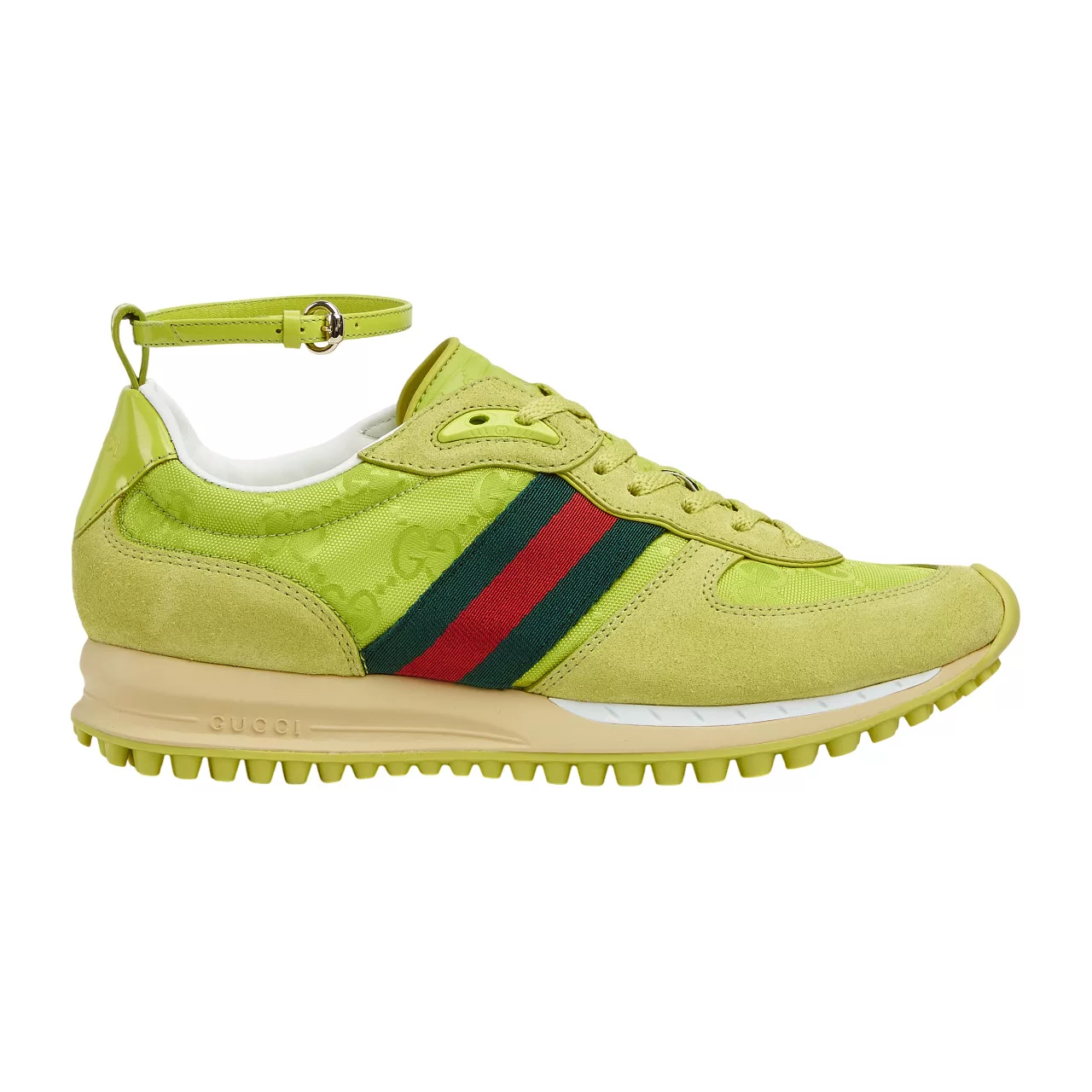 Gucci Re-Web Trainer White Sneakers - GCC208