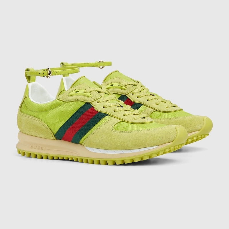 Gucci Re-Web Trainer White Sneakers - GCC208