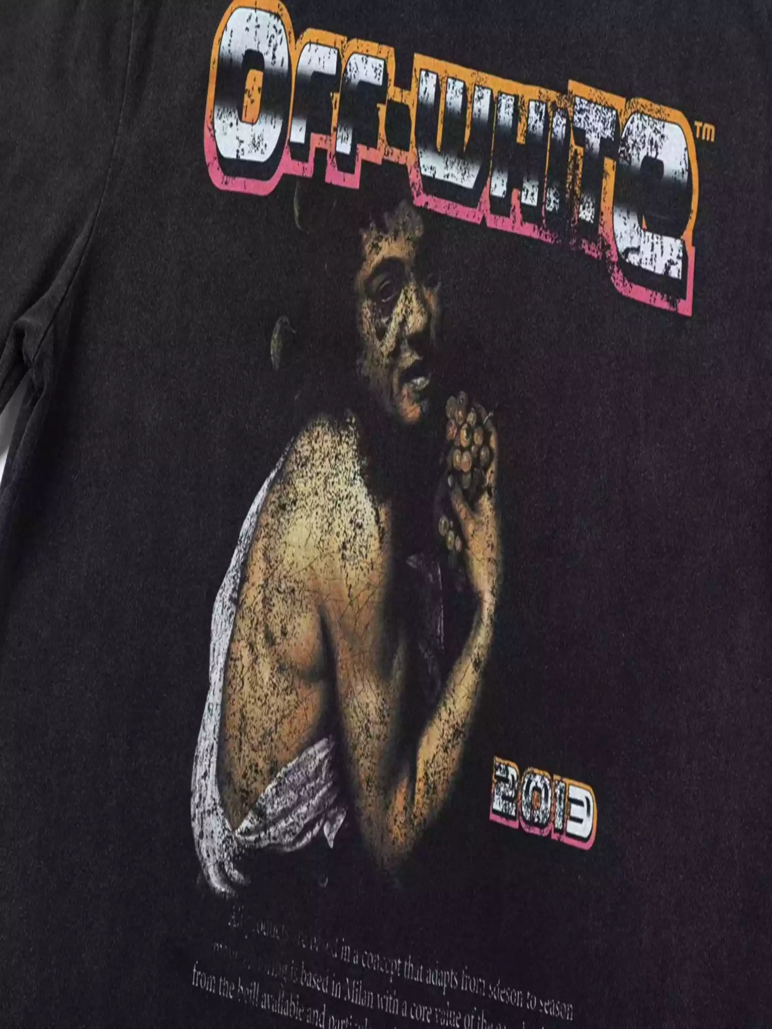 Off White Digit Bacchus Tee - OWS025 Off White Digit Bacchus Tee