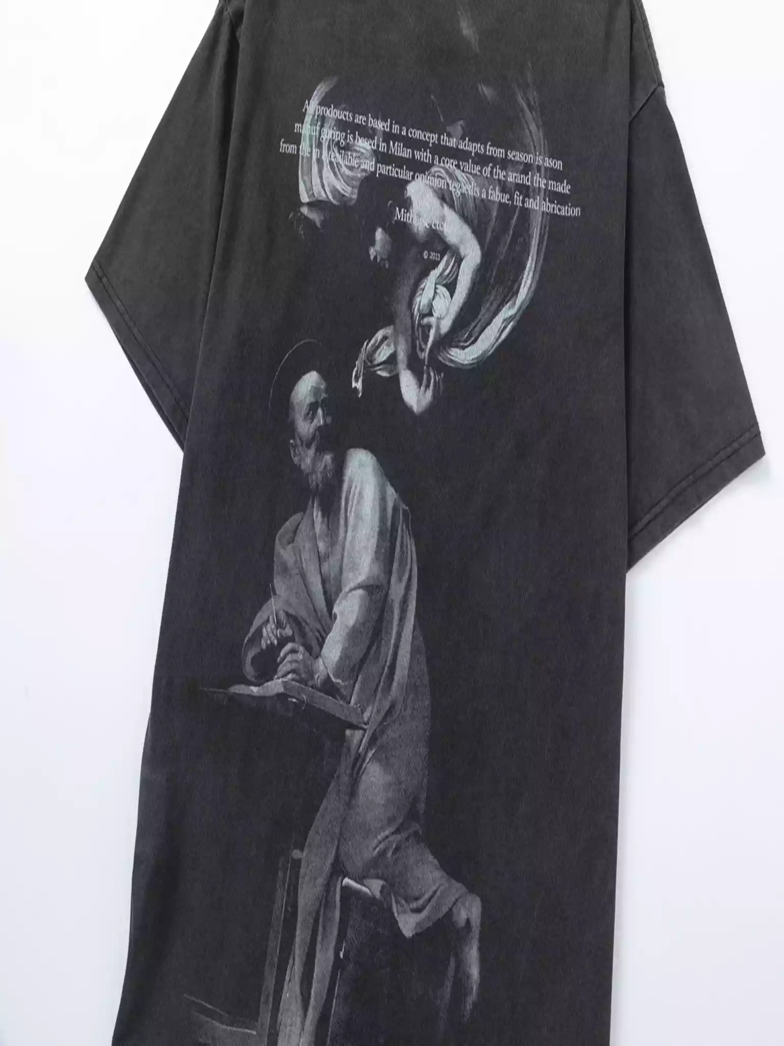 Off-White Black S.Matthew Skate T-shirt - OWS026 Off-White Black S.Matthew Skate T-shirt