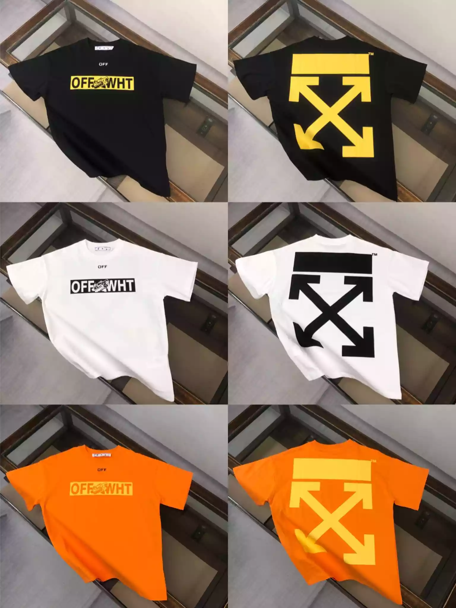 T-shirt Off-White Orange - OWS034 T-shirt Off-White Orange