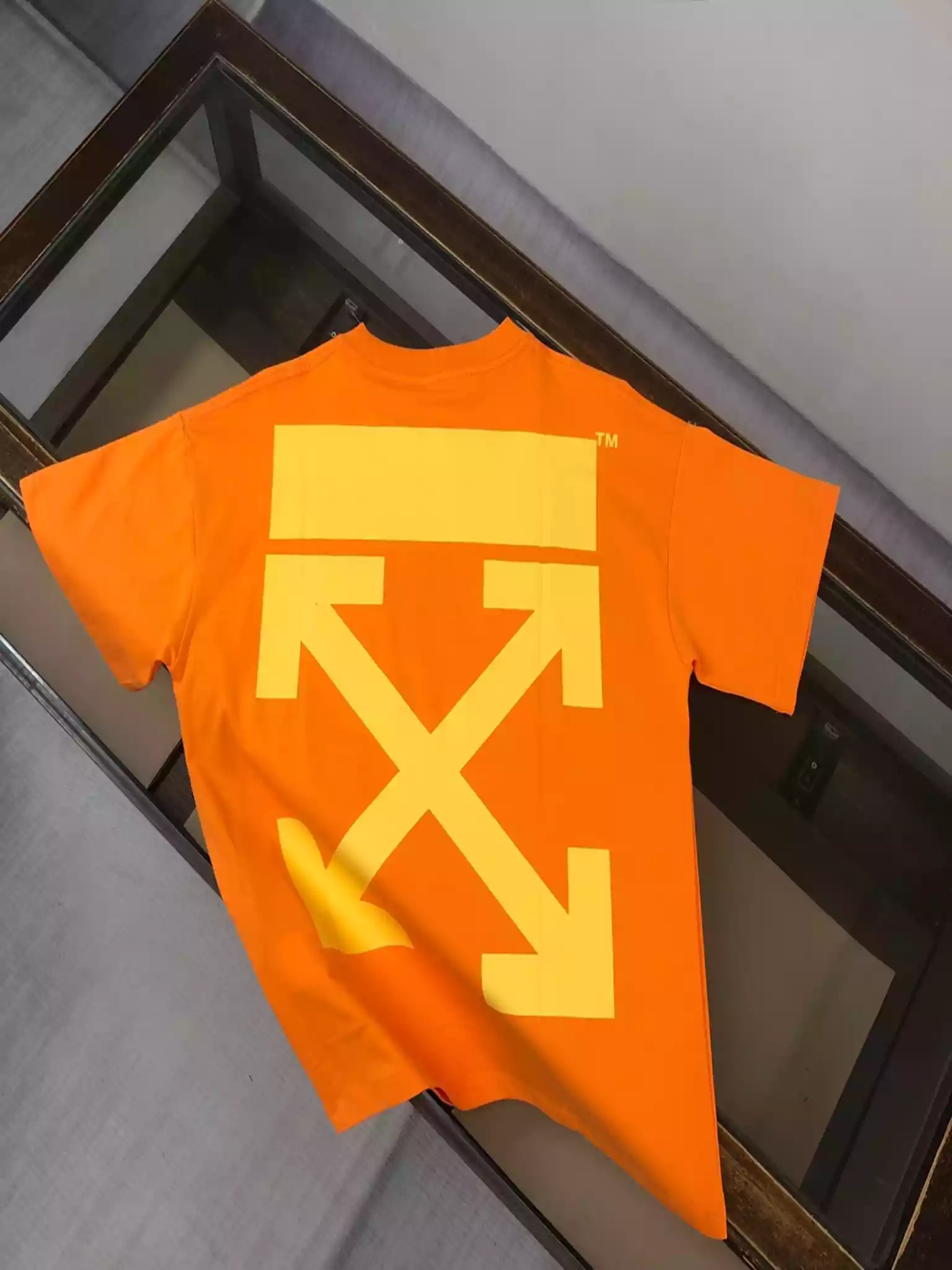 T-shirt Off-White Orange - OWS034 T-shirt Off-White Orange