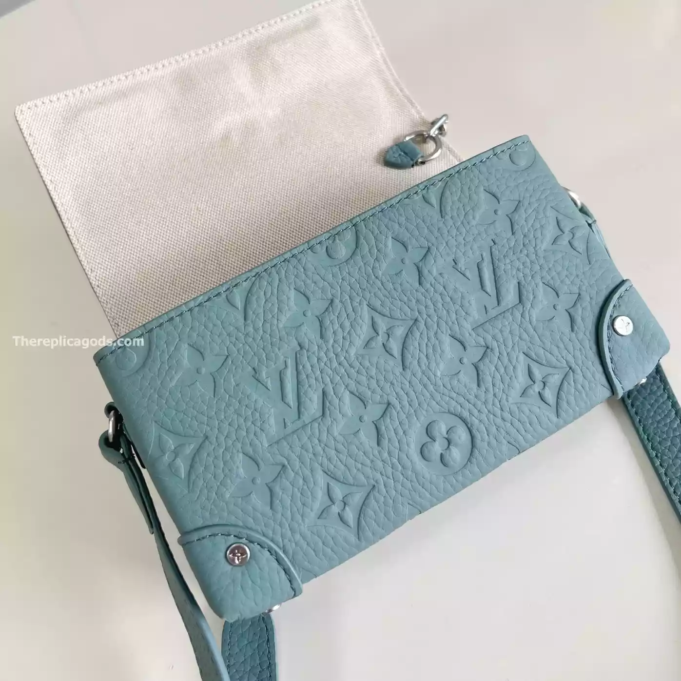 STEAMER BAG MISTY LAKE TAURILLON MONOGRAM - LW311 STEAMER BAG MISTY LAKE TAURILLON MONOGRAM