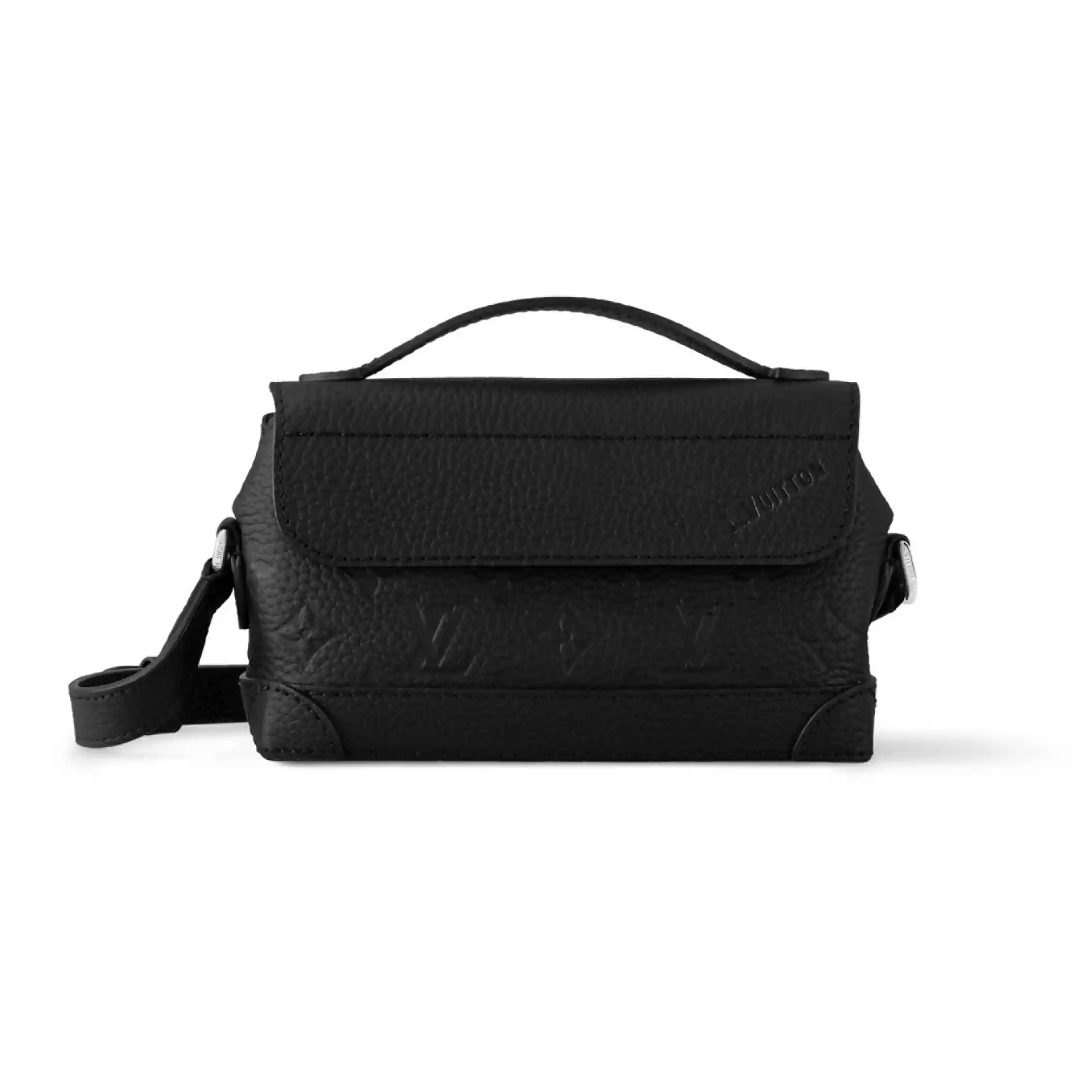 STEAMER EAST WEST WEARABLE WALLET BLACK MONOGRAM TAURILLON - LW318 STEAMER EAST WEST WEARABLE WALLET BLACK MONOGRAM TAURILLON