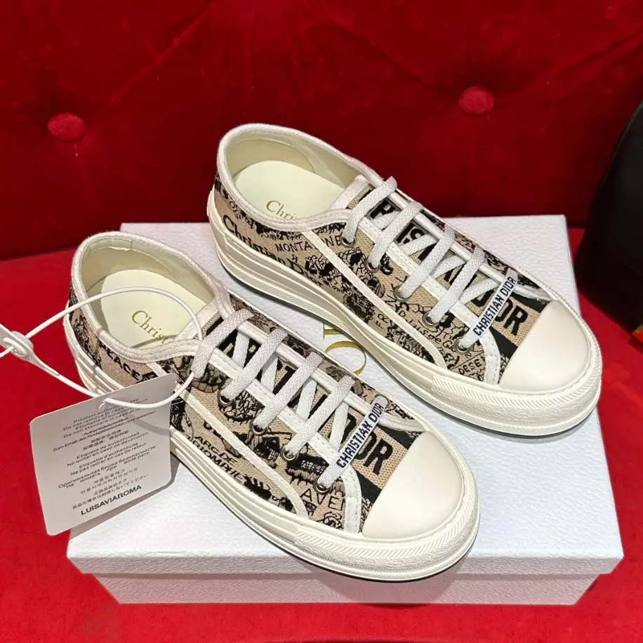 DIOR COUPLE LOW TOP B27 CASUAL SNEAKERS
