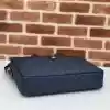 GUCCI OPHIDIA GG CANVAS MEDIUM BRIEFCASE BLUE 2024 - BG086 GUCCI OPHIDIA GG CANVAS MEDIUM BRIEFCASE BLUE 2024