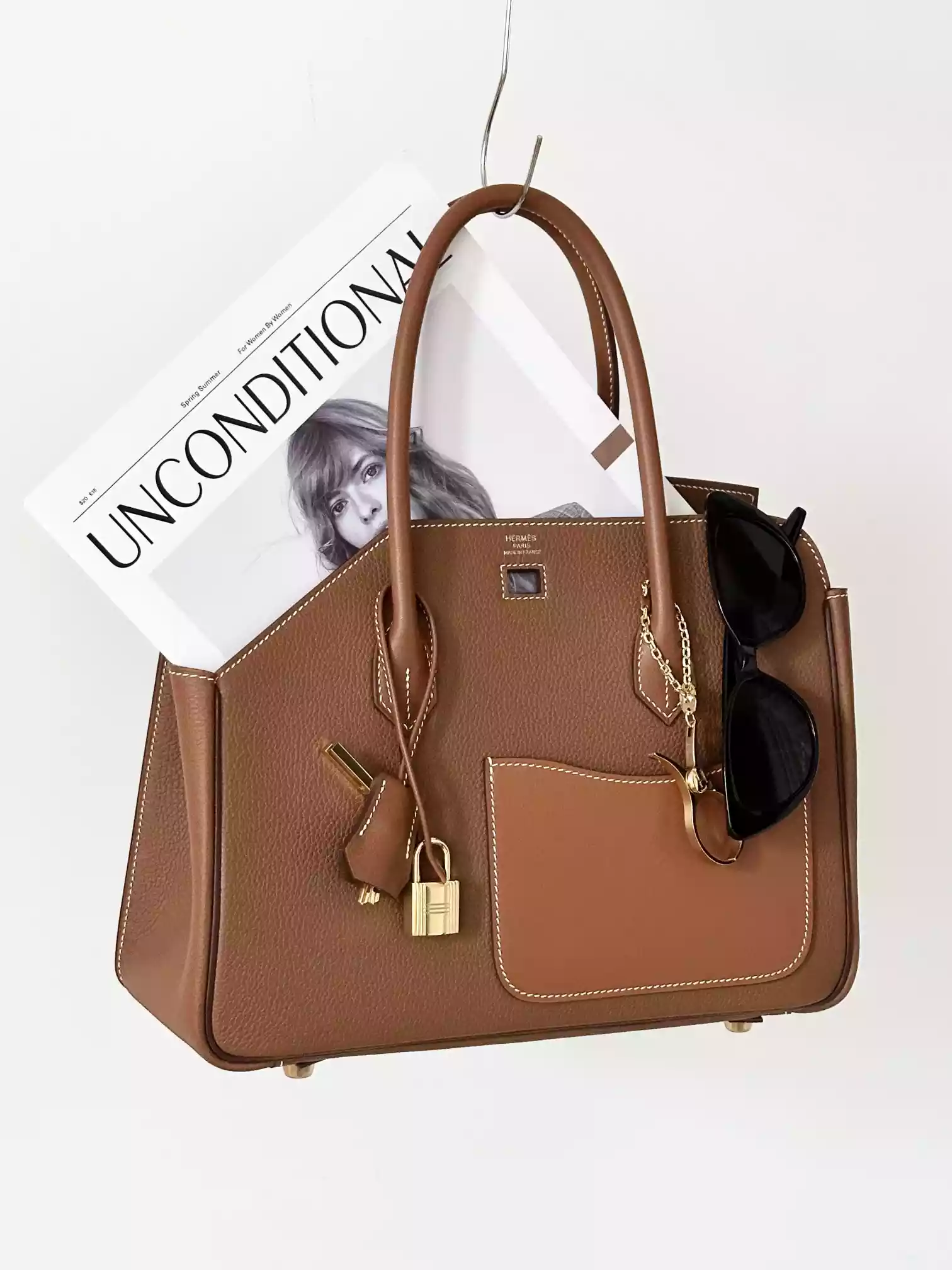 Hermès | Birkin Desordre 30cm | Gold Togo and Swift - HW189 Hermès | Birkin Desordre 30cm | Gold Togo and Swift