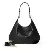 GUCCI B MEDIUM SHOULDER BAG IN GG LEATHER BLACK 2025 - BG103 GUCCI B MEDIUM SHOULDER BAG IN GG LEATHER BLACK 2025