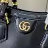 GUCCI DIANA LEATHER SMALL TOTE BAG BLACK 2025 - BG099 GUCCI DIANA LEATHER SMALL TOTE BAG BLACK 2025