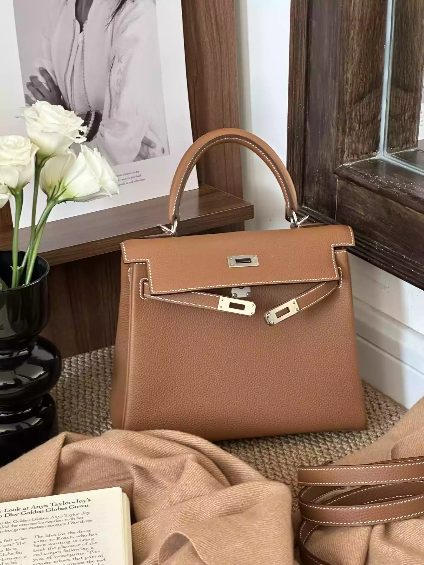 Hermès 2023 Kelly 25 two-way Handbag - HW194 Hermès 2023 Kelly 25 two-way Handbag