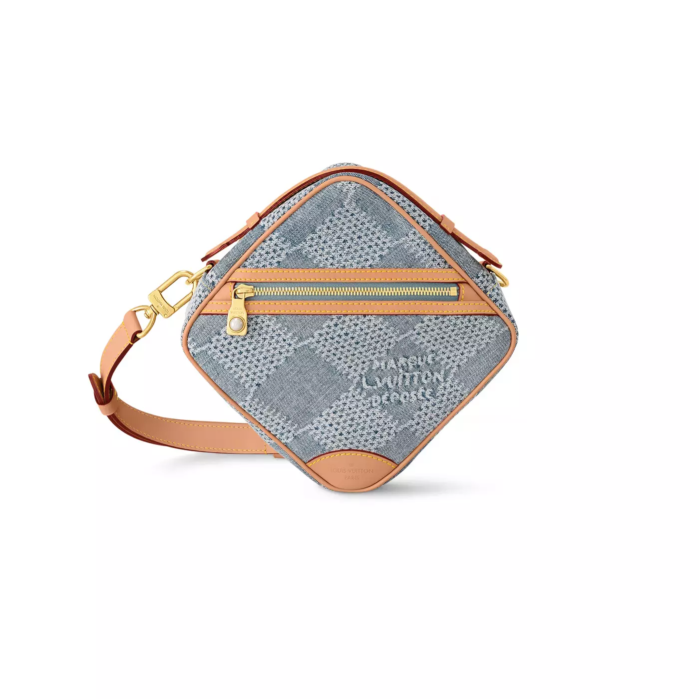 CHESS MESSENGER BLUE DAMIER DENIM 3D CANVAS N40706 - LW444 DISCOVERY BACKPACK PM SKY BLUE MONOGRAM CANVAS