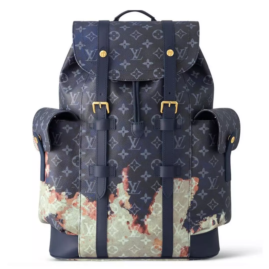 CHRISTOPHER BACKPACK MONOGRAM ECLIPSE M46805 - LW347 DISCOVERY BACKPACK PM SKY BLUE MONOGRAM CANVAS