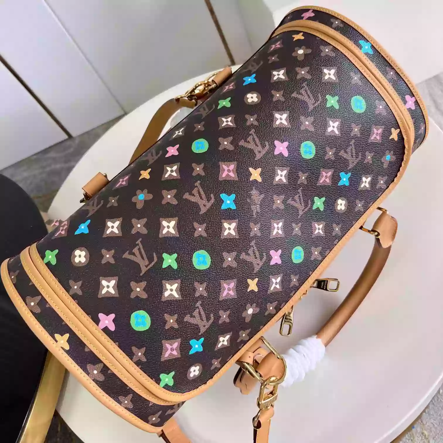 DOG BAG CHOCOLATE MONOGRAM CRAGGY M47066 - LW376 DISCOVERY BACKPACK PM SKY BLUE MONOGRAM CANVAS