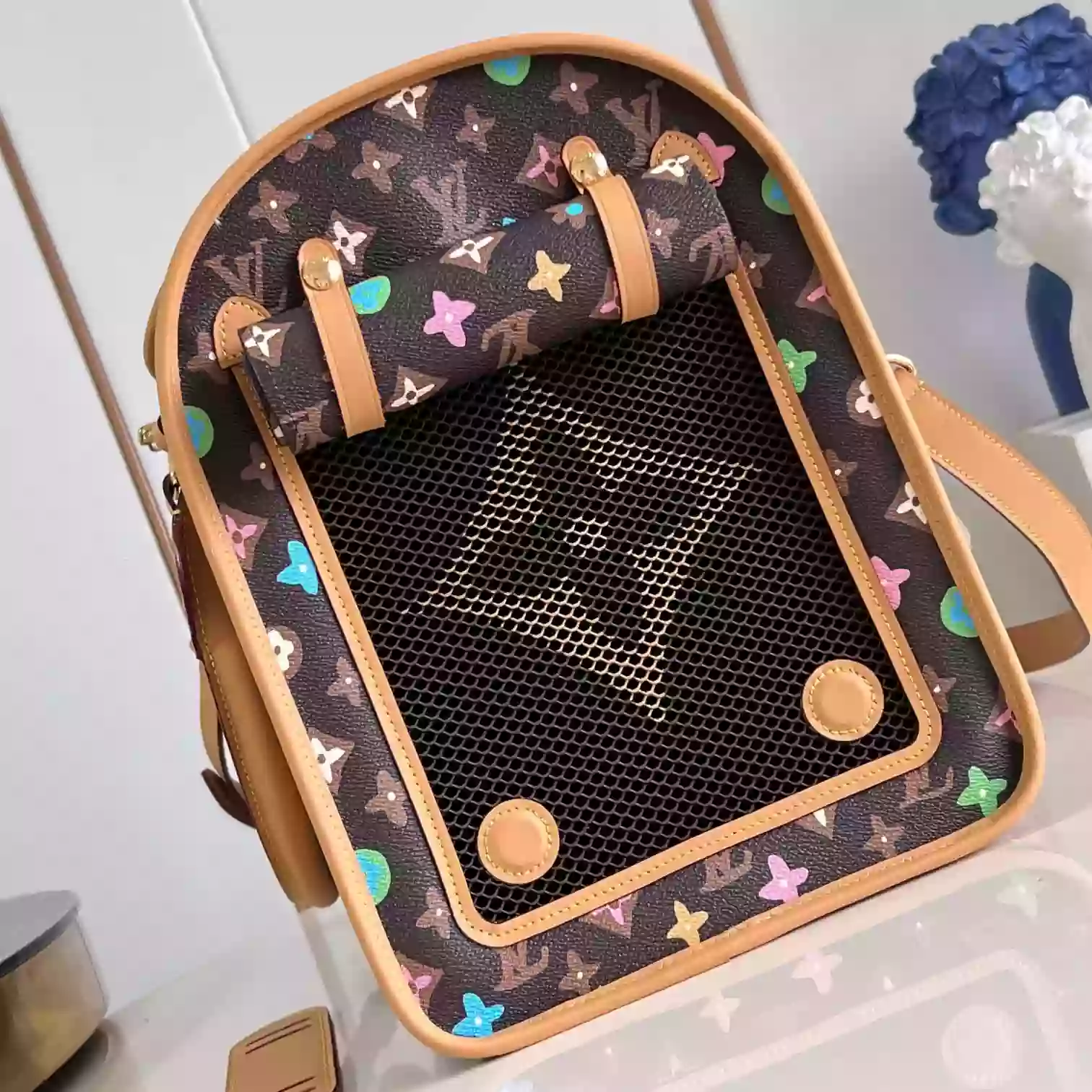 DOG BAG CHOCOLATE MONOGRAM CRAGGY M47066 - LW376 DISCOVERY BACKPACK PM SKY BLUE MONOGRAM CANVAS