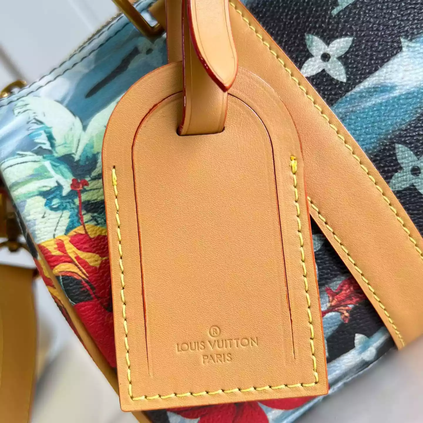 KEEPALL BANDOULIERE 25 NAVY BLUE MONOGRAM SURFIN’ CANVAS M25440 - LW433 DISCOVERY BACKPACK PM SKY BLUE MONOGRAM CANVAS