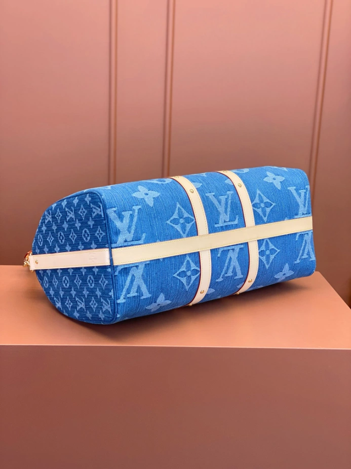 KEEPALL BANDOULIERE 45 BAG MONOGRAM DENIM M24315 - LW370 DISCOVERY BACKPACK PM SKY BLUE MONOGRAM CANVAS