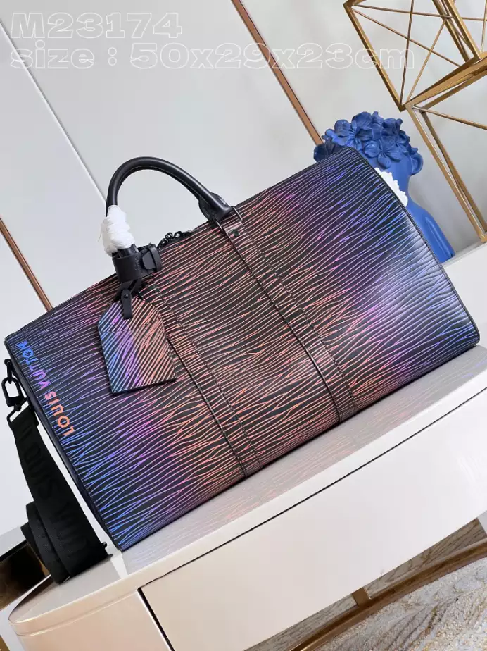 KEEPALL BANDOULIERE 50 GRADIENT ELECTRIC SUN M23174 - LW362 DISCOVERY BACKPACK PM SKY BLUE MONOGRAM CANVAS