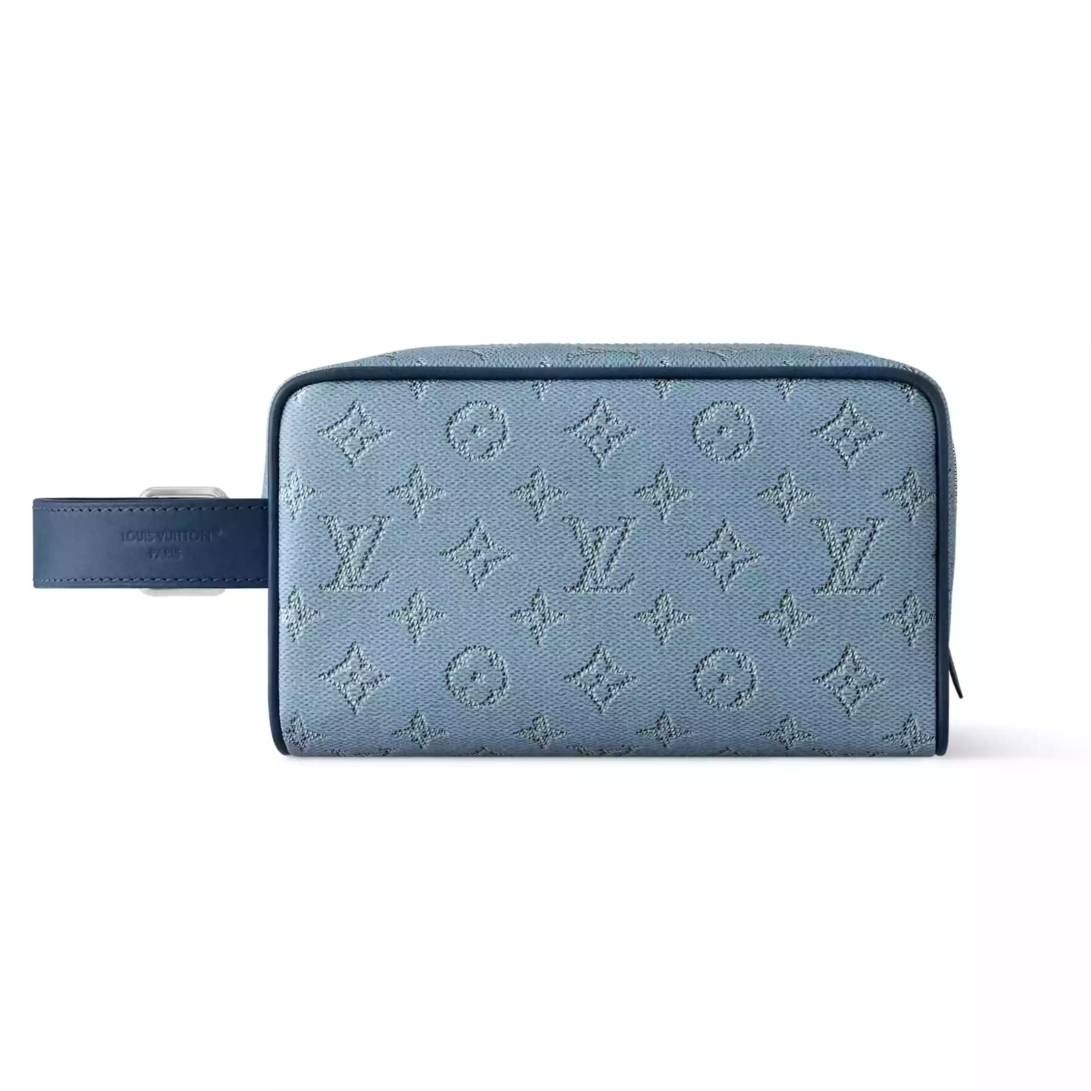 LOCKER DOPP KIT BLUE MONOGRAM HERITAGE CANVAS M14839 - LW385 DISCOVERY BACKPACK PM SKY BLUE MONOGRAM CANVAS