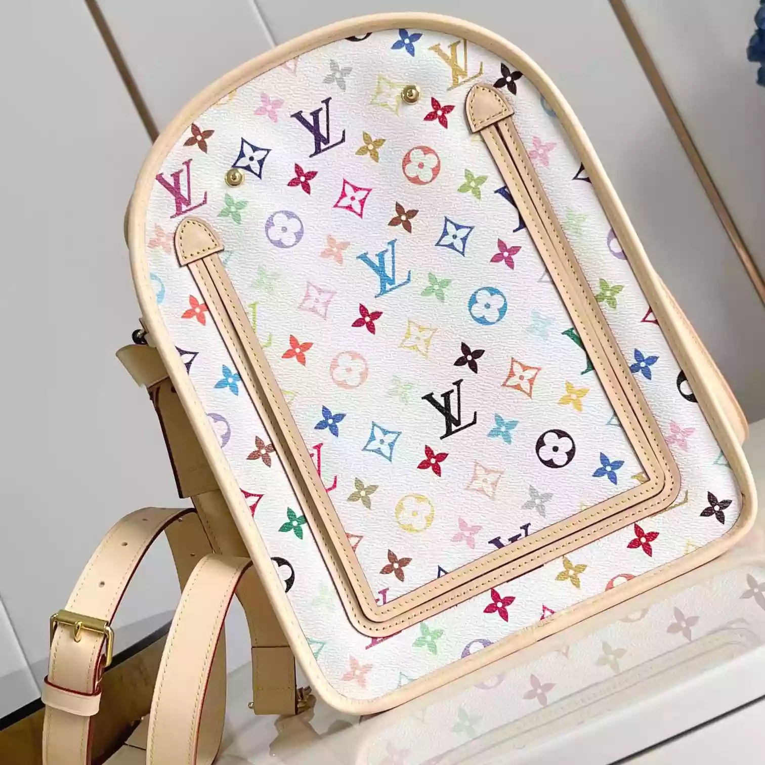 LV X TM DOG BAG AUTRES TOILES MONOGRAM M13741 - LW381 DISCOVERY BACKPACK PM SKY BLUE MONOGRAM CANVAS