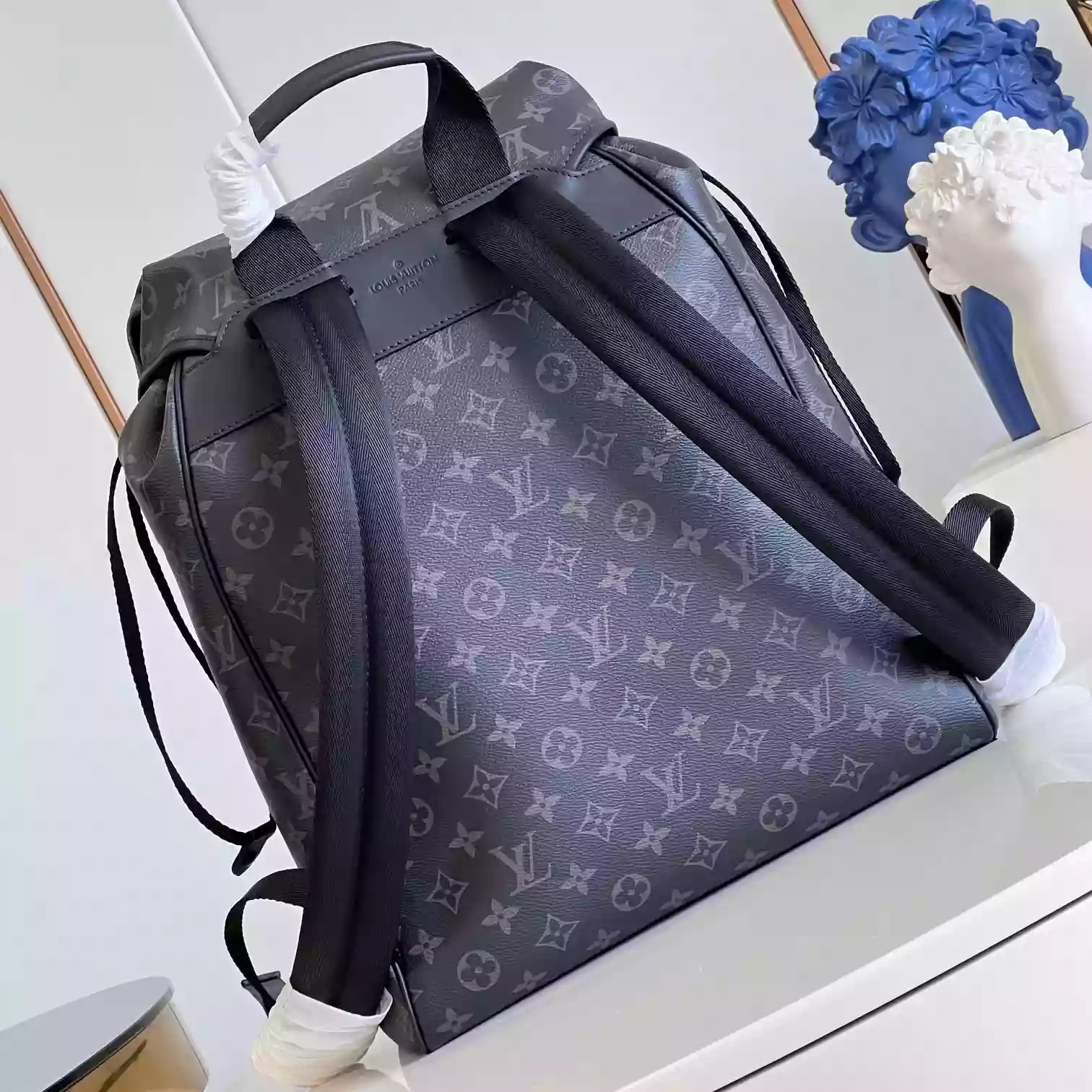 MONTSOURIS BACKPACK MONOGRAM ECLIPSE CANVAS M46683 - LW342 DISCOVERY BACKPACK PM SKY BLUE MONOGRAM CANVAS