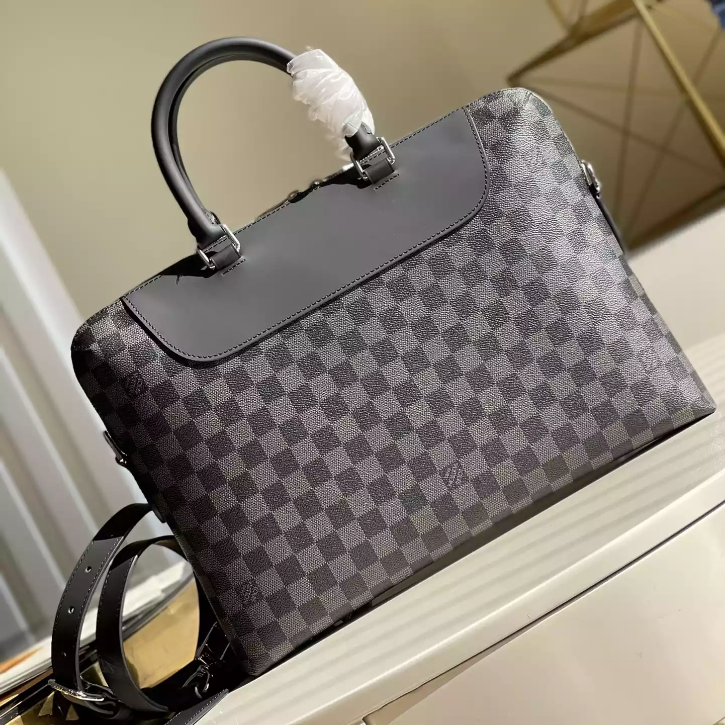 PORTE DOCUMENTS JOUR DAMIER GRAPHITE N48260 - LW324 DISCOVERY BACKPACK PM SKY BLUE MONOGRAM CANVAS