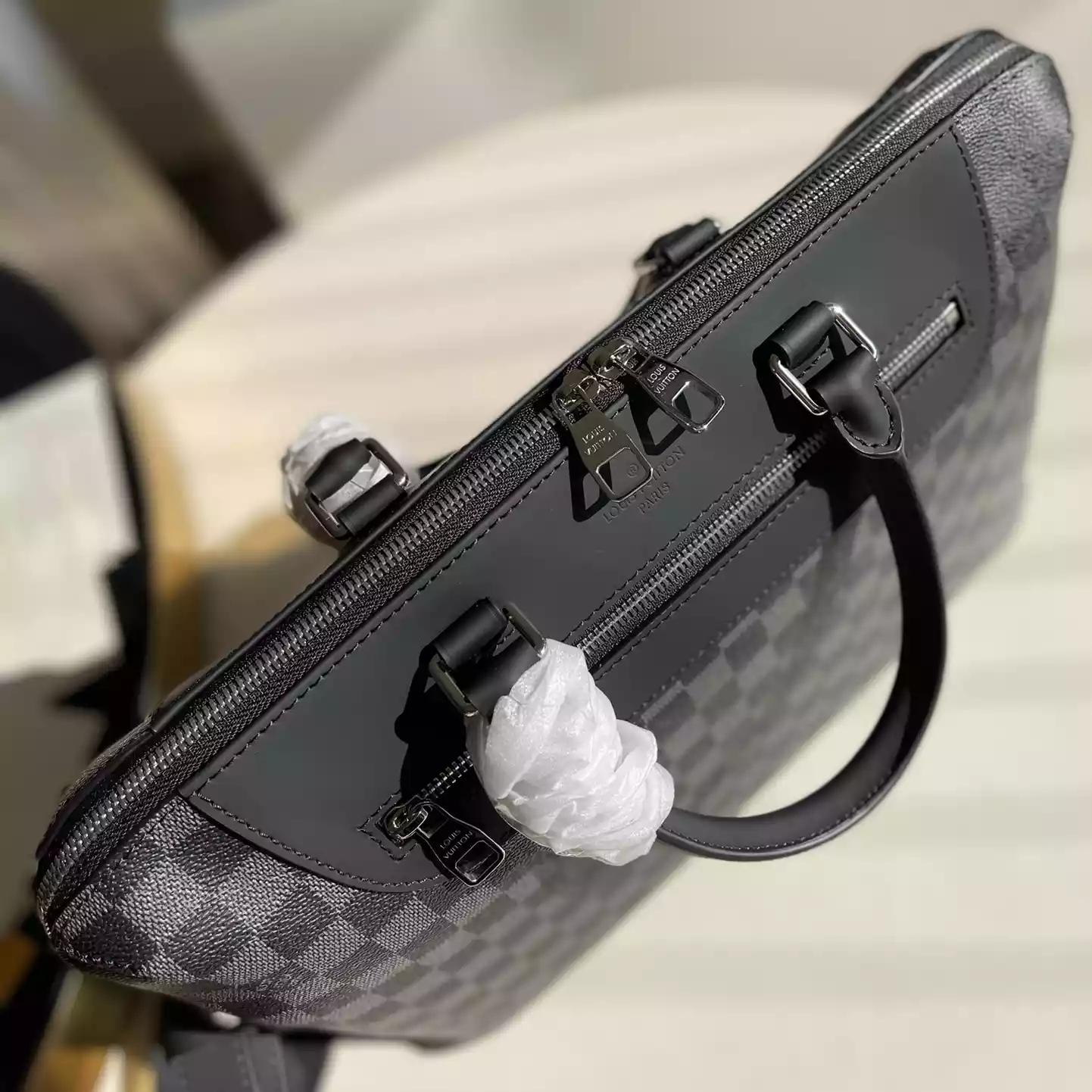 PORTE DOCUMENTS JOUR DAMIER GRAPHITE N48260 - LW324 DISCOVERY BACKPACK PM SKY BLUE MONOGRAM CANVAS