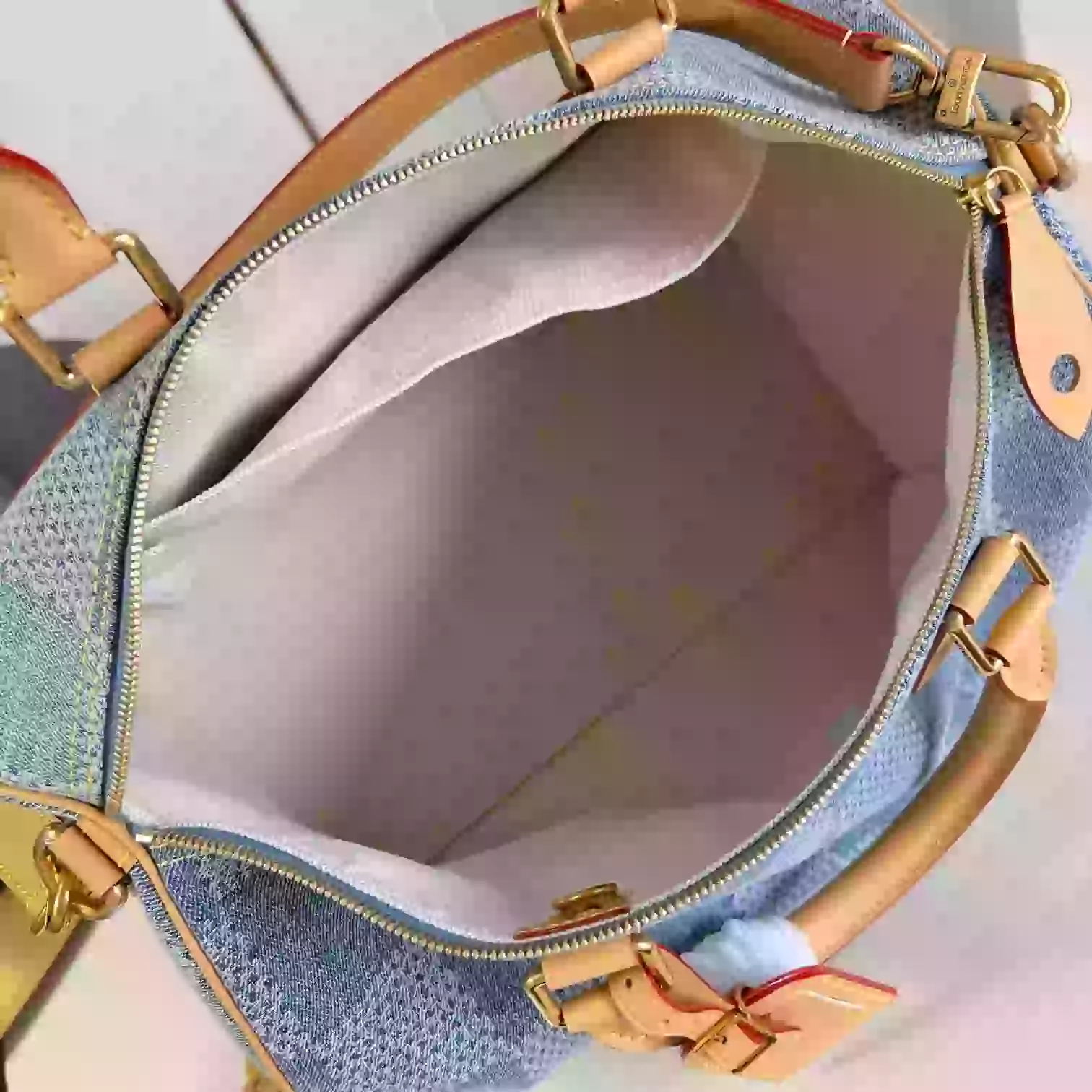 SPEEDY 40 BANDOULIERE BLUE DAMIER DENIM 3D N40701- LW377 DISCOVERY BACKPACK PM SKY BLUE MONOGRAM CANVAS