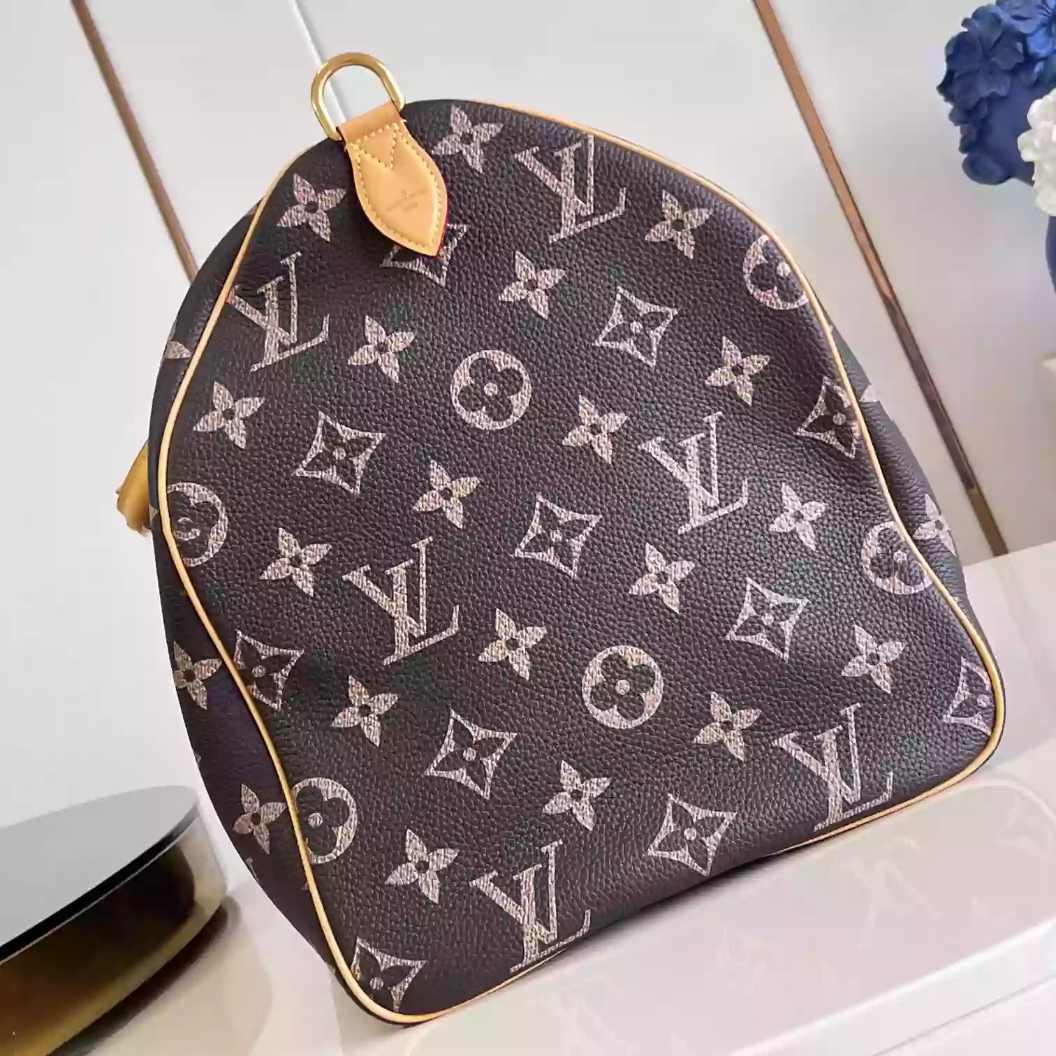 SPEEDY P9 BANDOULIERE 50 MONOGRAM SOFT CALFSKIN M46962 - LW359 DISCOVERY BACKPACK PM SKY BLUE MONOGRAM CANVAS