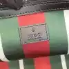 GUCCI GG CANVAS EMBLEM MAXI TOTE BAG BEIGE/BLACK 2025 - BG110 GUCCI GG CANVAS EMBLEM MAXI TOTE BAG BEIGE/BLACK 2025