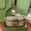 GUCCI HORSEBIT 1955 SMALL SHOULDER BAG IN GG CANVAS AND LEATHER BEIGE/BROWN 2025 - BG109 GUCCI HORSEBIT 1955 SMALL SHOULDER BAG IN GG CANVAS AND LEATHER BEIGE/BROWN 2025